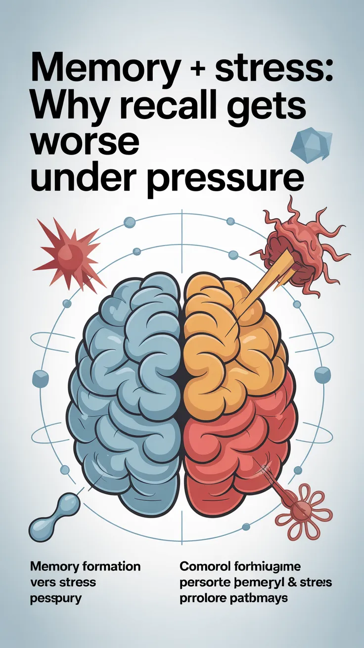 Memory + Stress: Why Recall Gets Worse Under Pressure