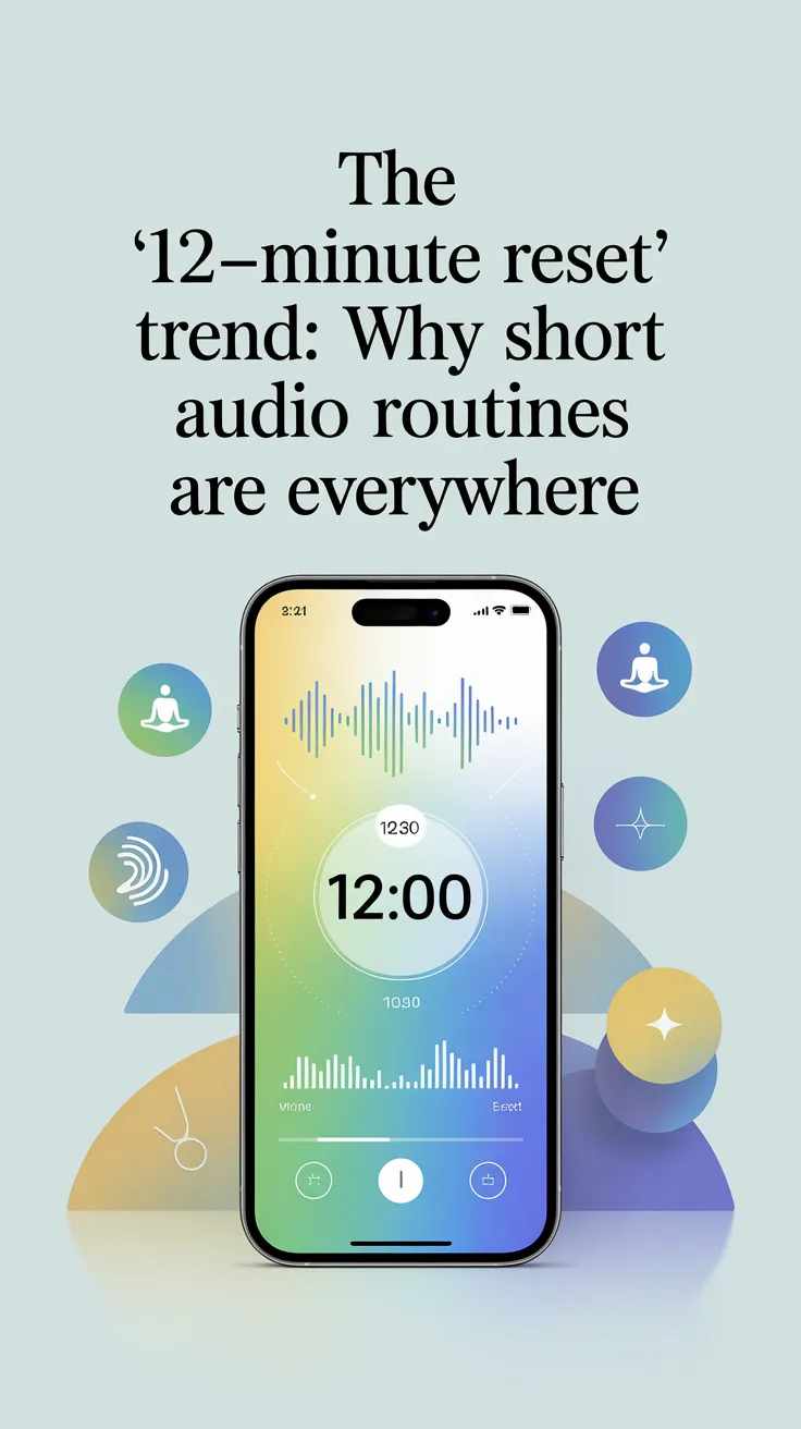 The “12-Minute Reset” Trend: Why Short Audio Routines Are Everywhere