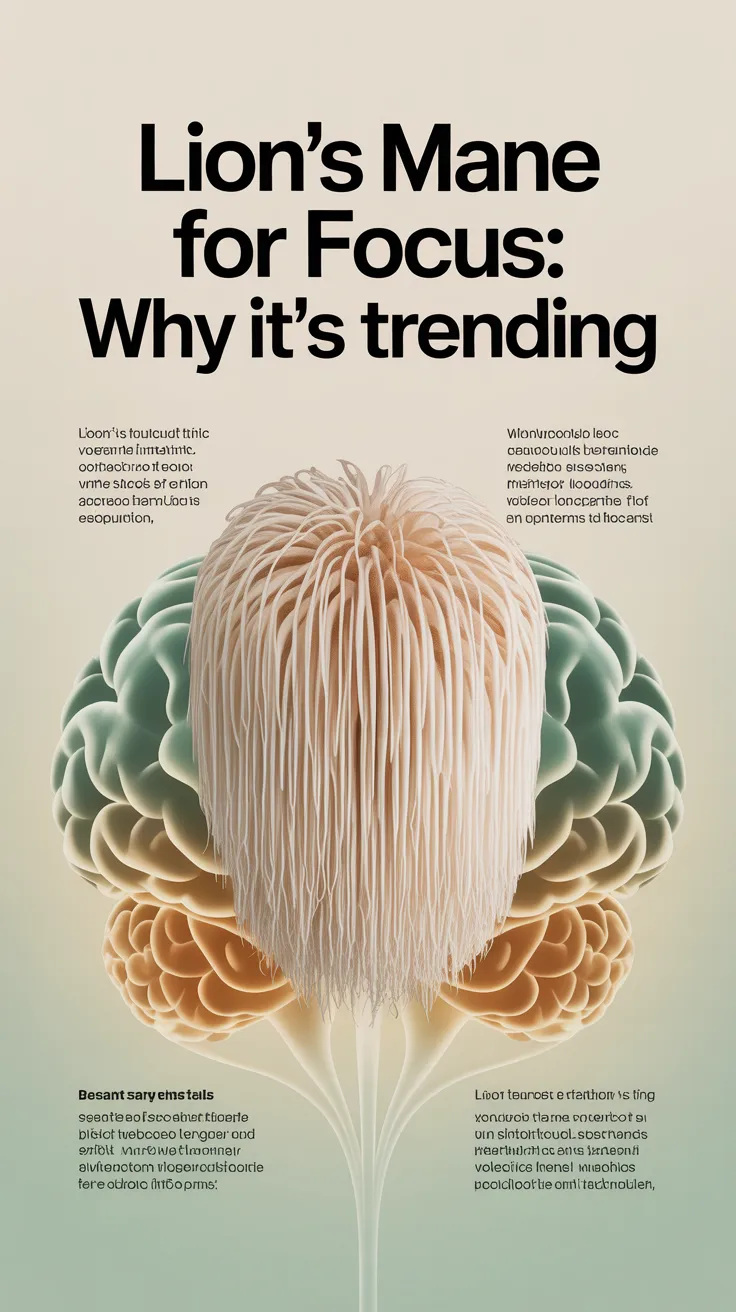 Lion’s Mane for Focus: Why It’s Trending