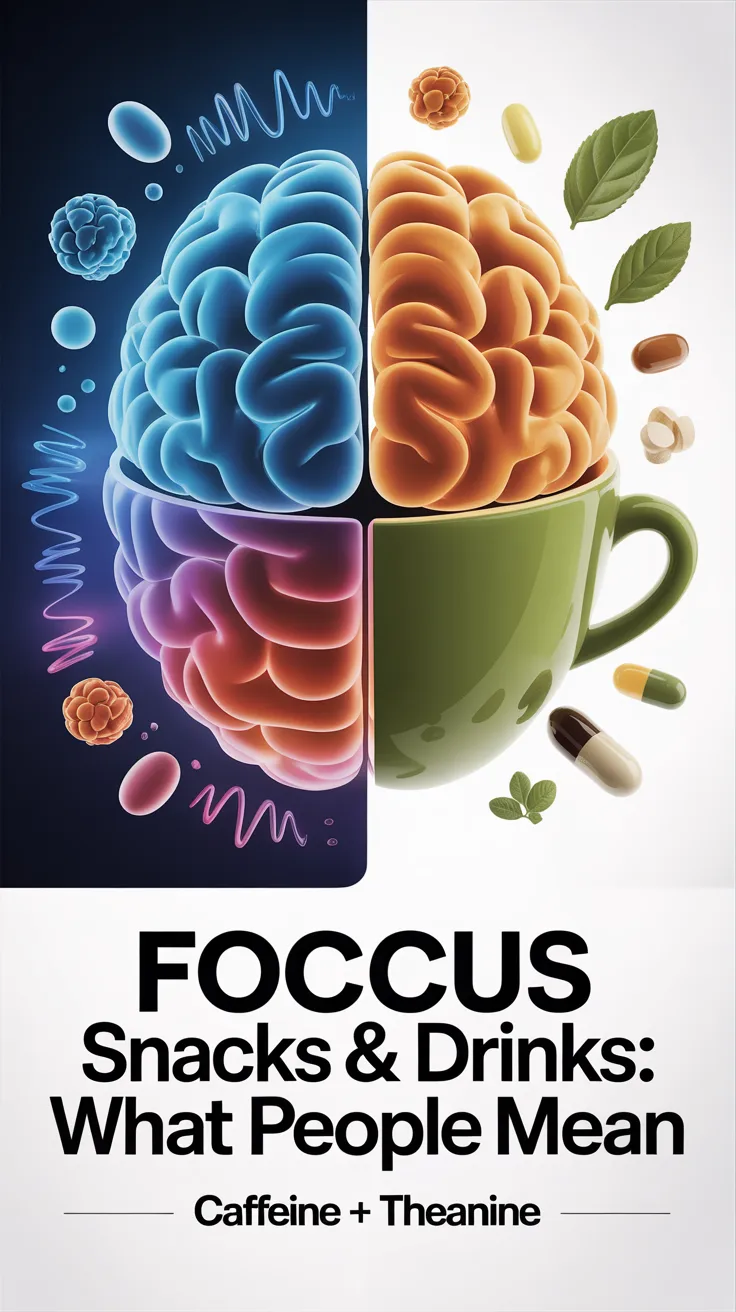 Focus Snacks & Drinks: What People Mean (Caffeine + Theanine)