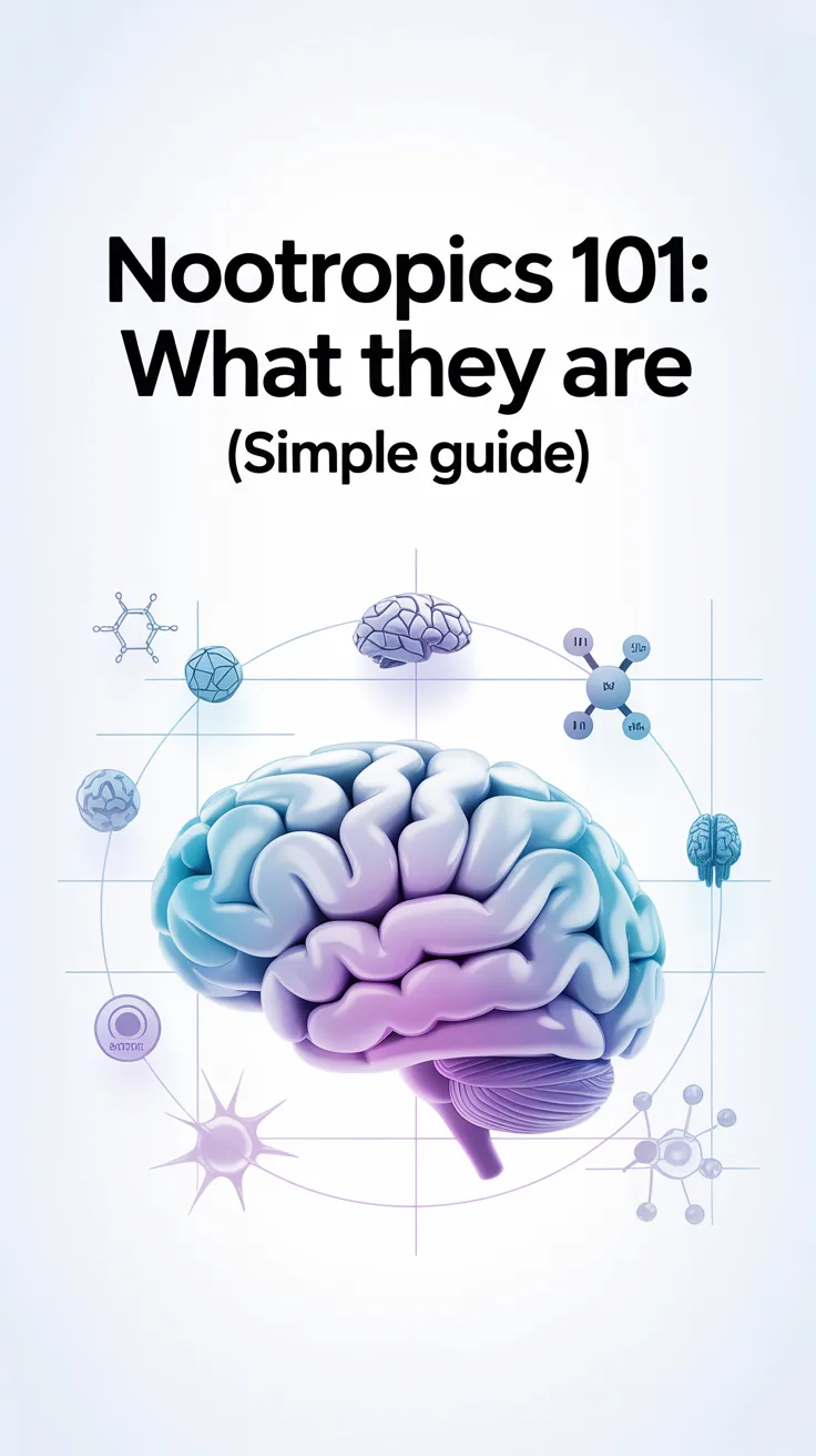 Nootropics 101: What They Are (Simple Guide)