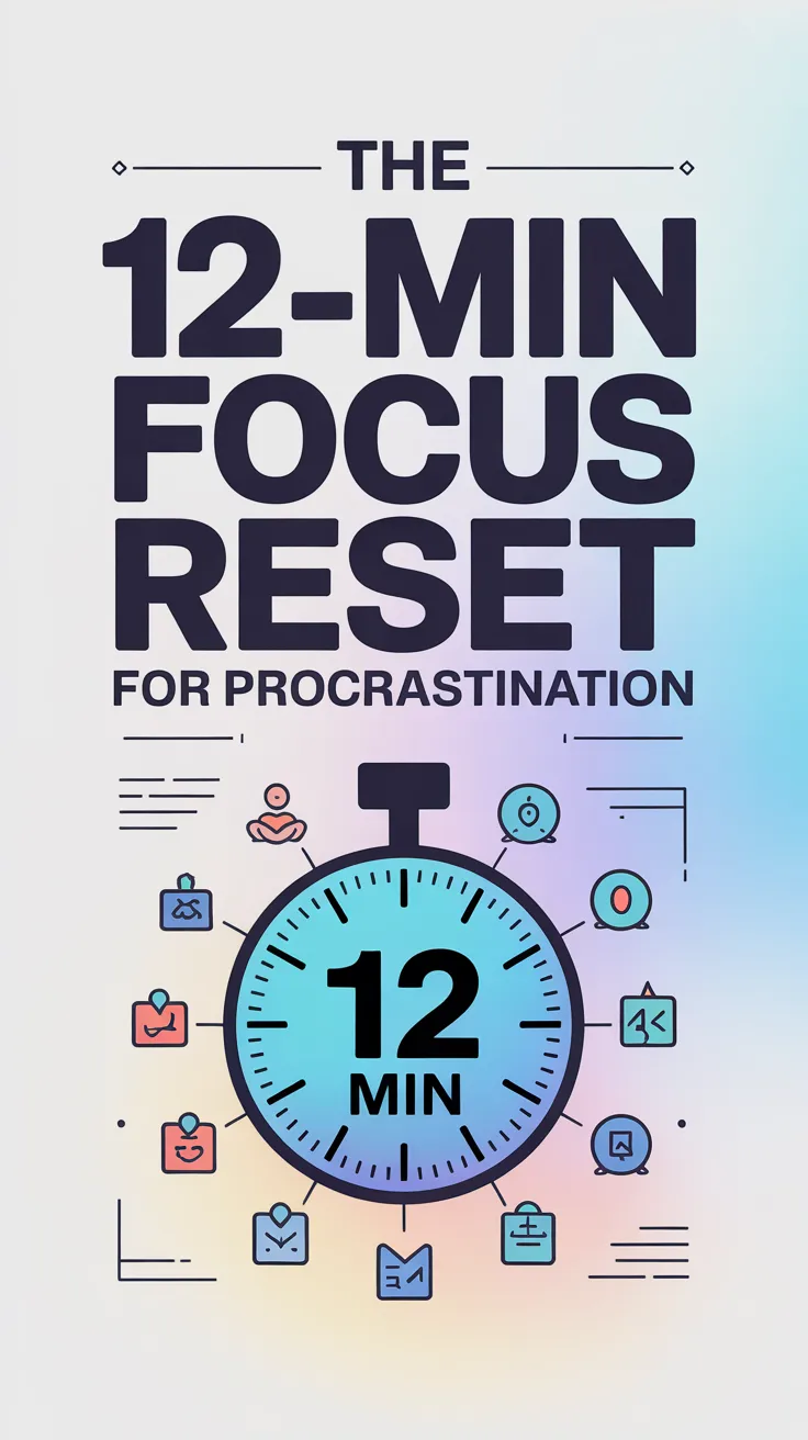 The 12-Min Focus Reset for Procrastination