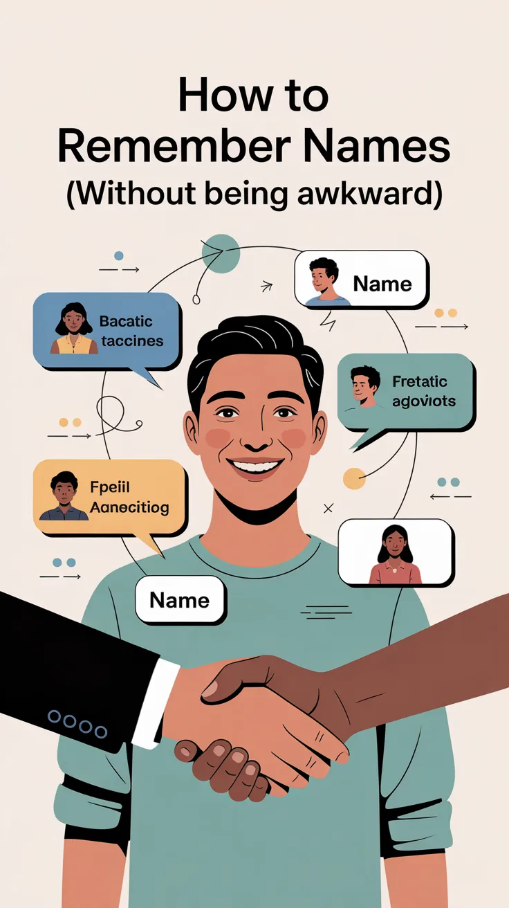How to Remember Names (Without Being Awkward)