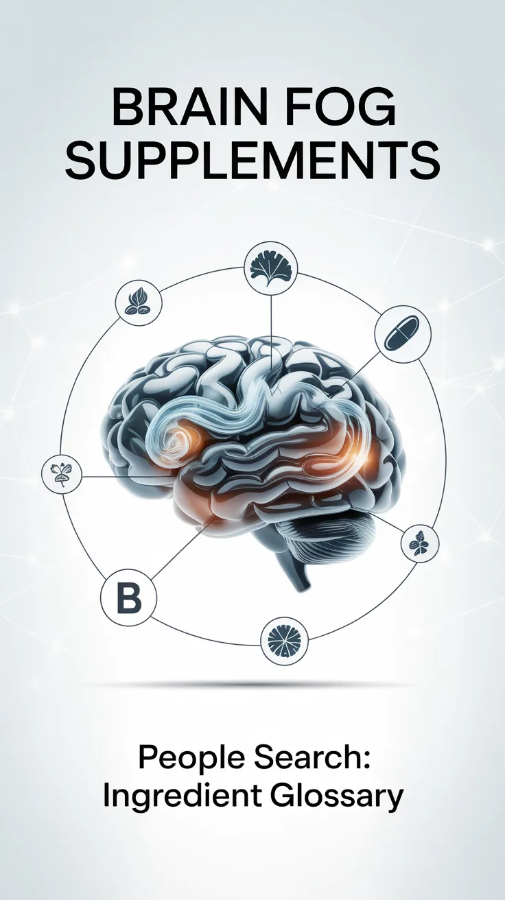 Brain Fog Supplements Ingredient Glossary for Mental Clarity