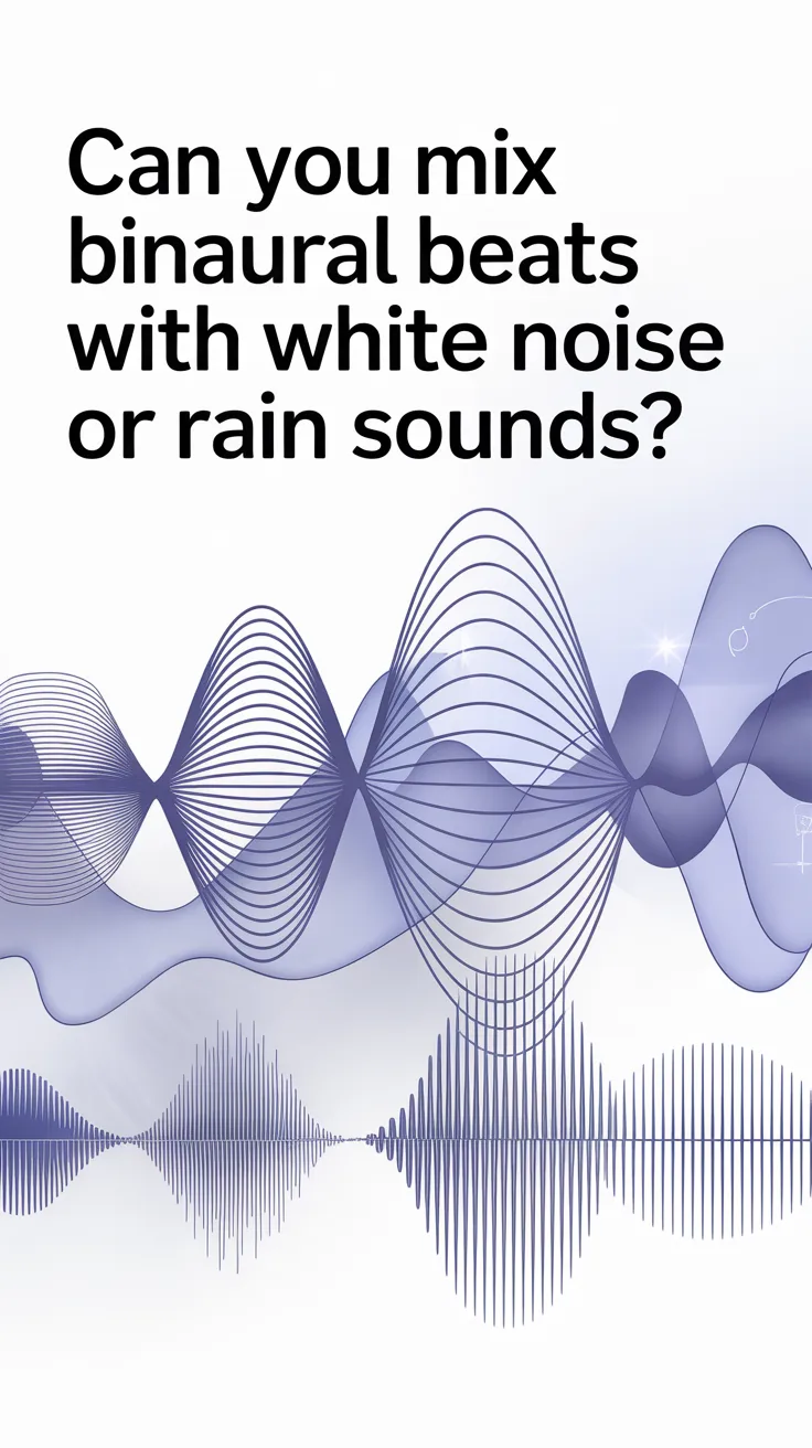 Can You Mix Binaural Beats with White Noise or Rain Sounds?