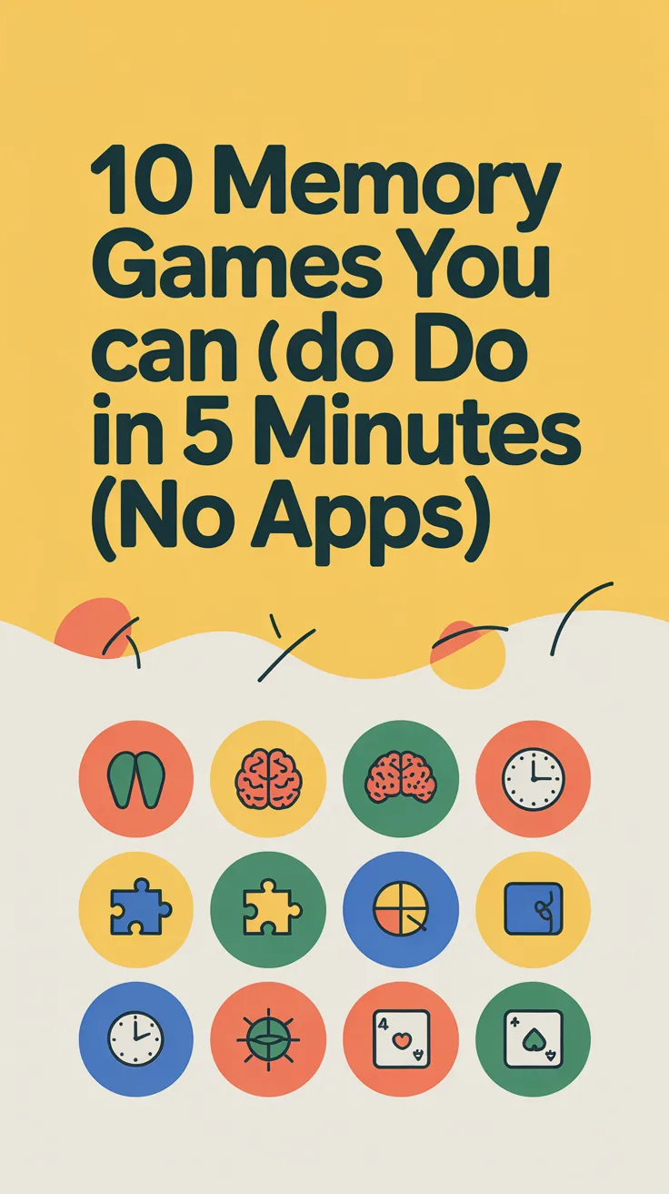10 Memory Games You Can Do in 5 Minutes (No Apps)