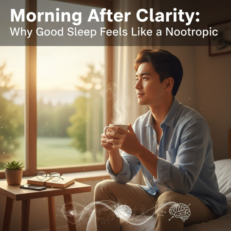 “Morning After” Clarity: Why Good Sleep Feels Like a Nootropic