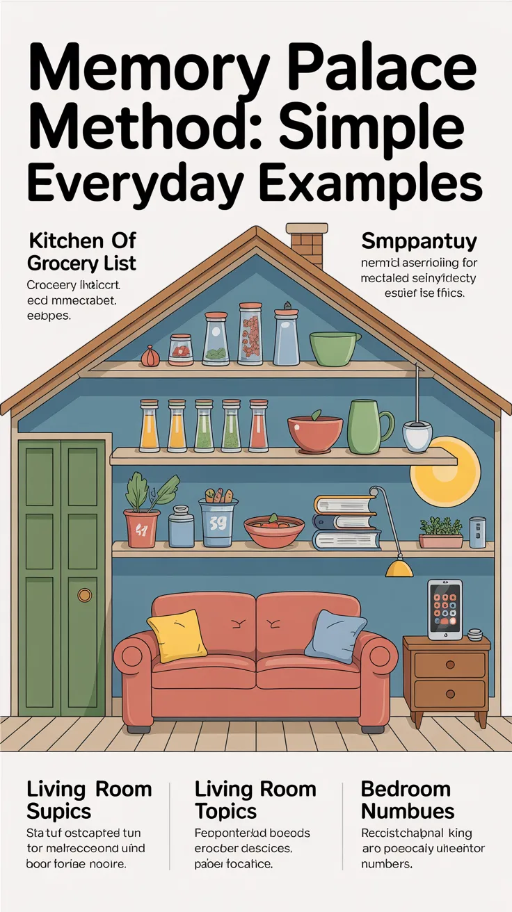 Memory Palace Method: Simple Everyday Examples