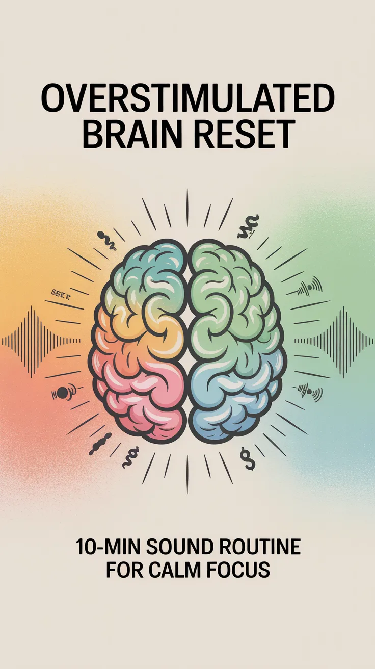 “Overstimulated Brain” Reset: 10-Min Sound Routine for Calm Focus