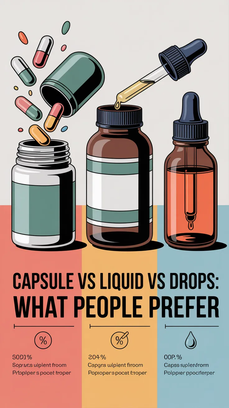 Capsule vs Liquid vs Drops: What People Prefer