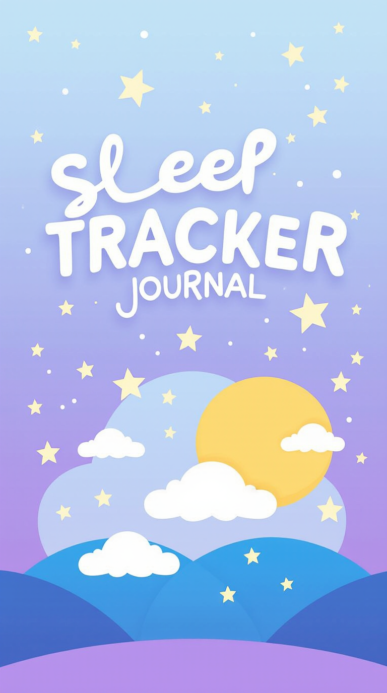 Sleep Tracker Journal Template (Bedtime, Wake Time, Mood, Focus)