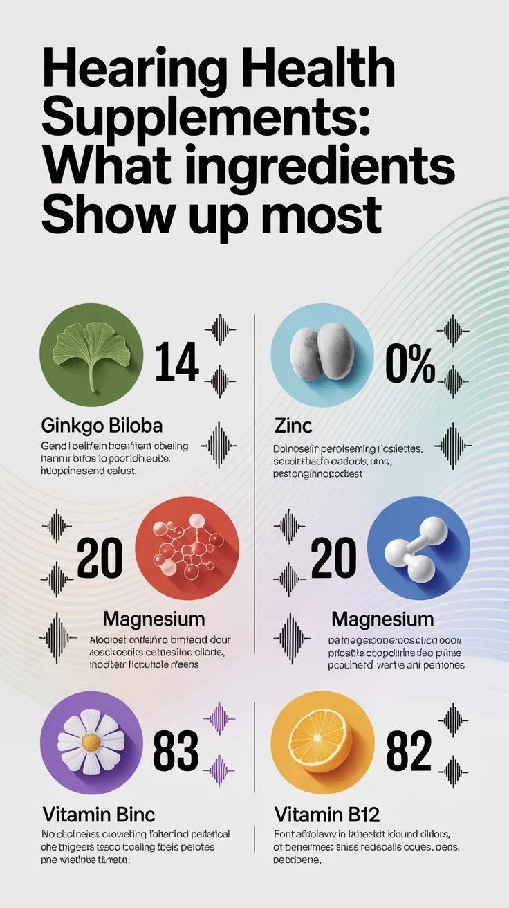 “Hearing Health” Supplements: What Ingredients Show Up Most