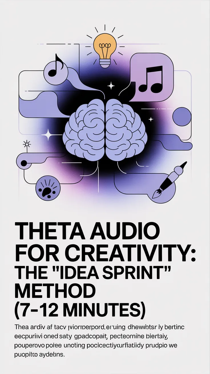 Theta Audio for Creativity: The “Idea Sprint” Method (7–12 Minutes)